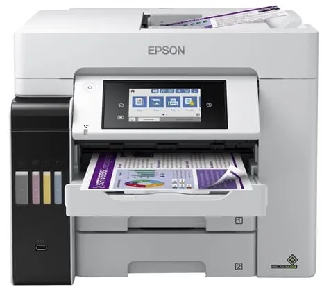 Epson EcoTank ET-5880 All in One Bläckstråleskrivare Multifunktionsenhet med Fax - Färg - Bläck